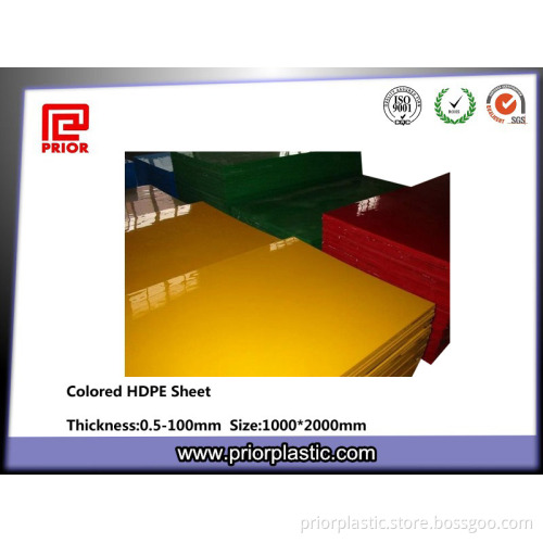 HDPE Sheet with many colors